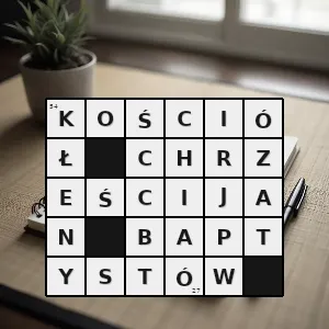 Hasło krzyżówkowe ewangelikalny - kościół chrześcijan baptystów – rozwiązanie, synonimy, podpowiedzi i definicje krzyżówkowe